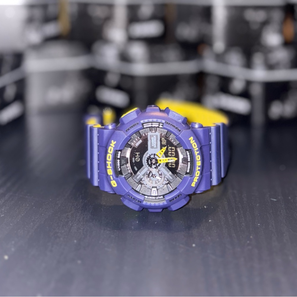 G-Shock Vibrant Blue and Yellow Watch